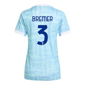 Juventus Gleison Bremer #3 Borta Kläder Dam 2025-26 Kortärmad